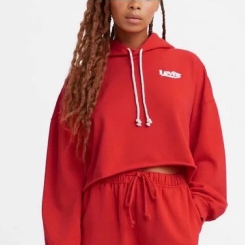 Levi's Prism Bold Red Women’s Hoodie✨